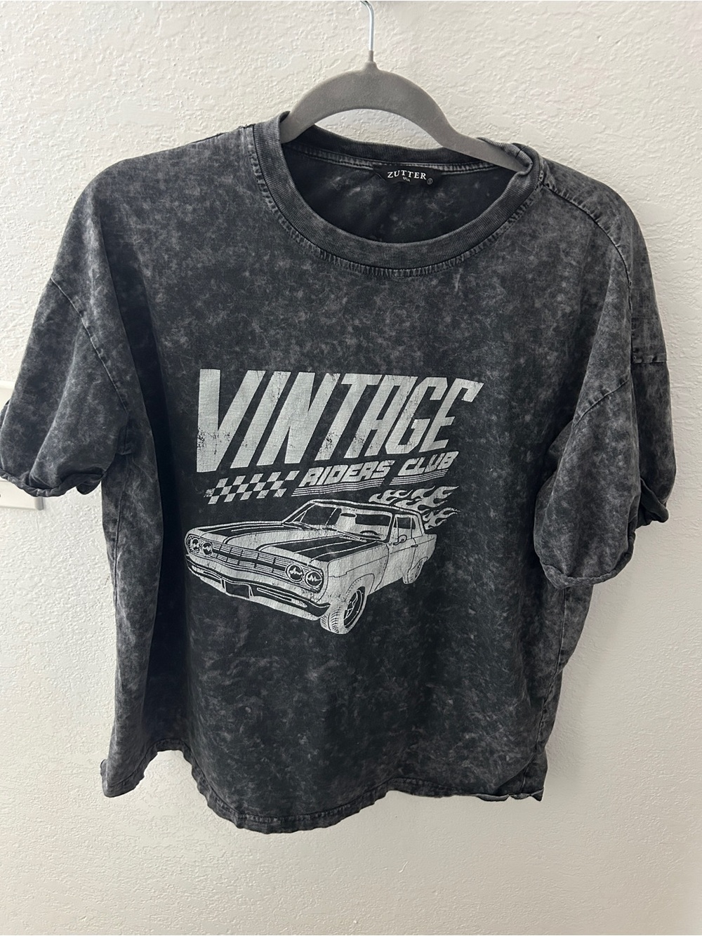 Zutter Vintage Riders Club Graphic Tee - Black